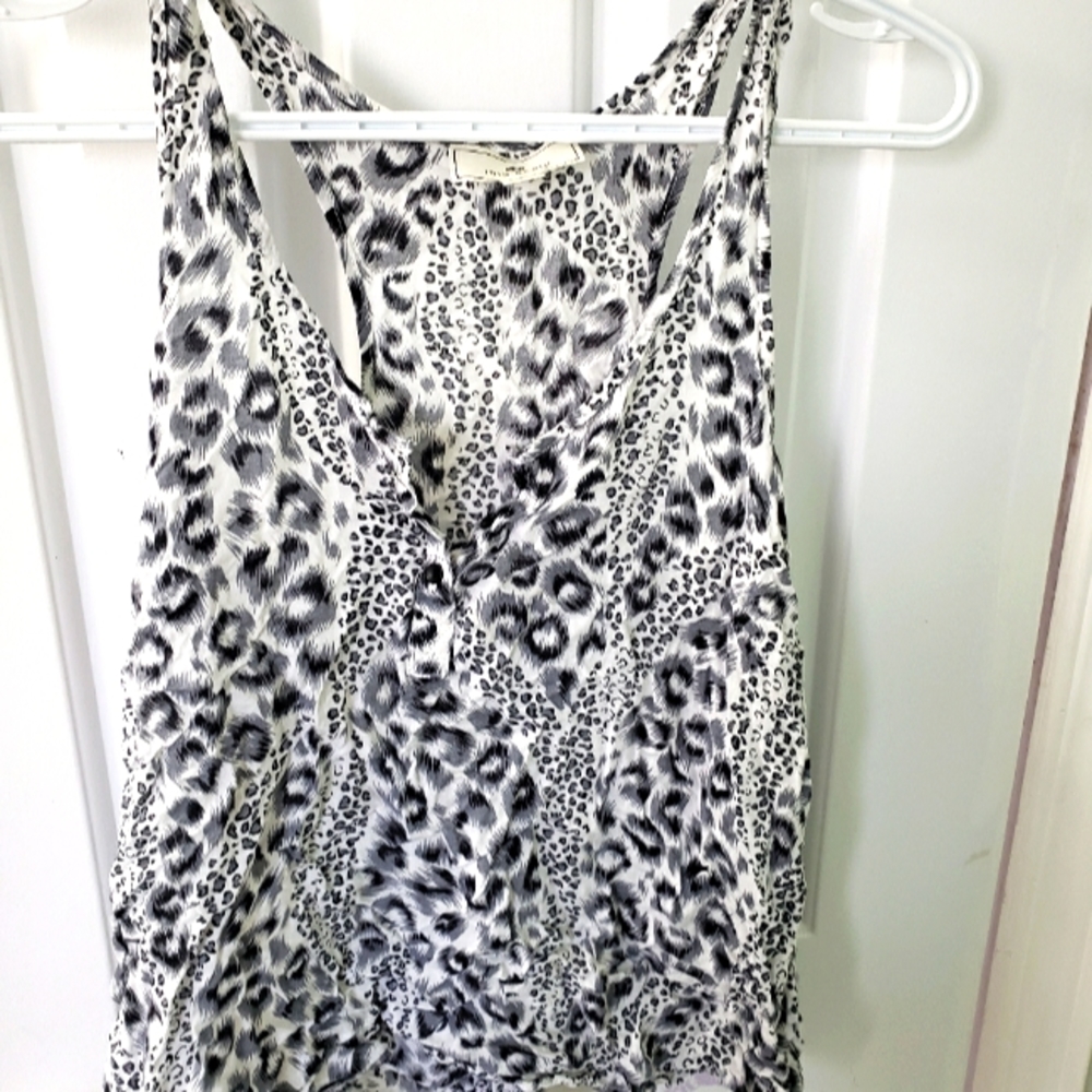 Animal print tank top